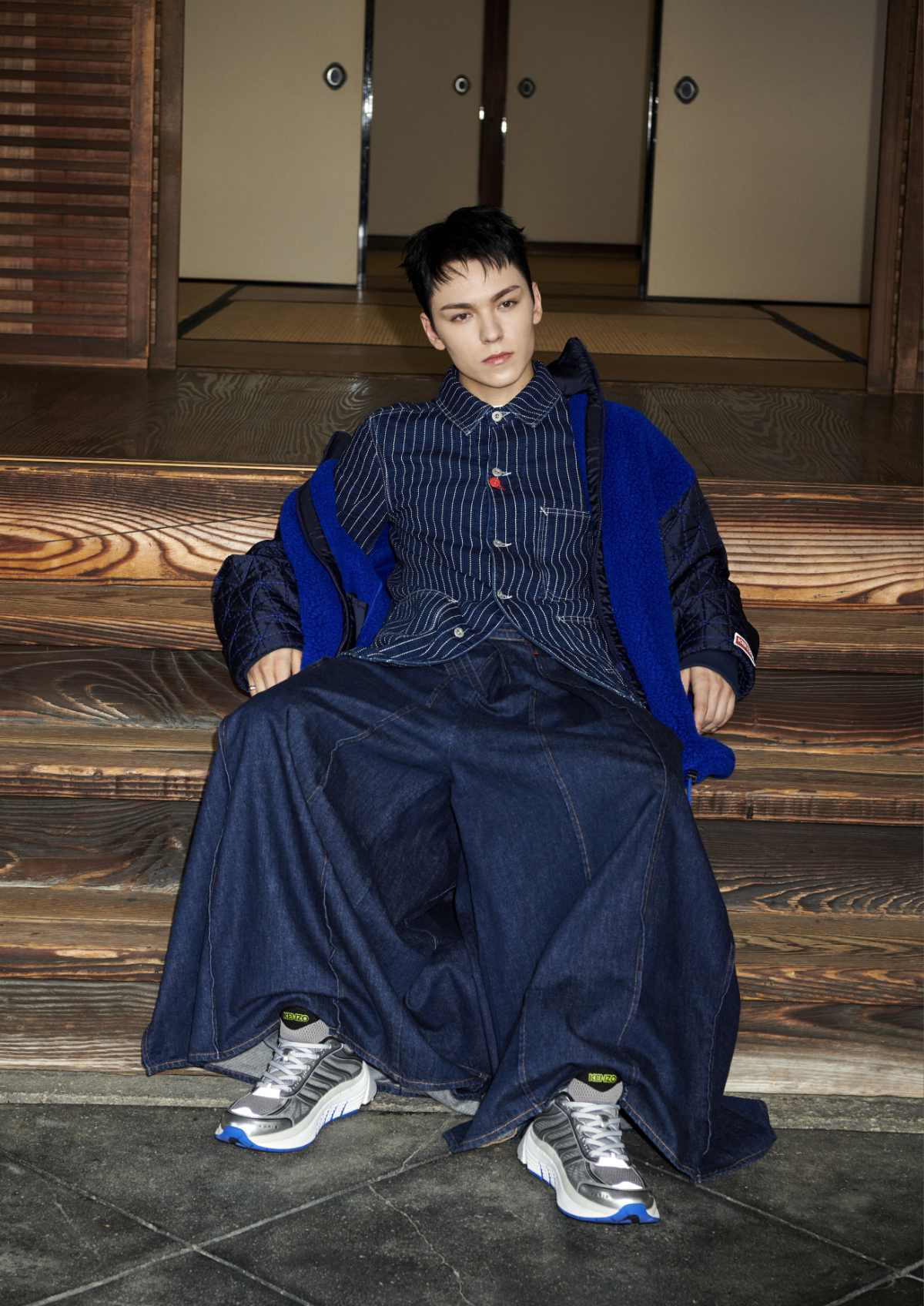 The article: KENZO BY NIGO KENZO X LEVI'S® FALL 2023 WOMEN'S AND MEN'S  CAPSULE COLLECTION