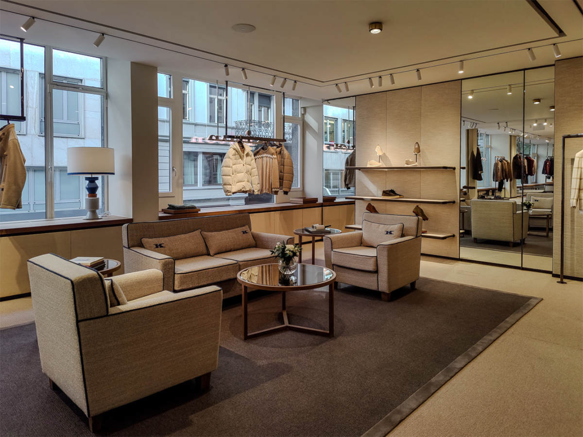 Kiton's Redesigned Boutique In Zurich