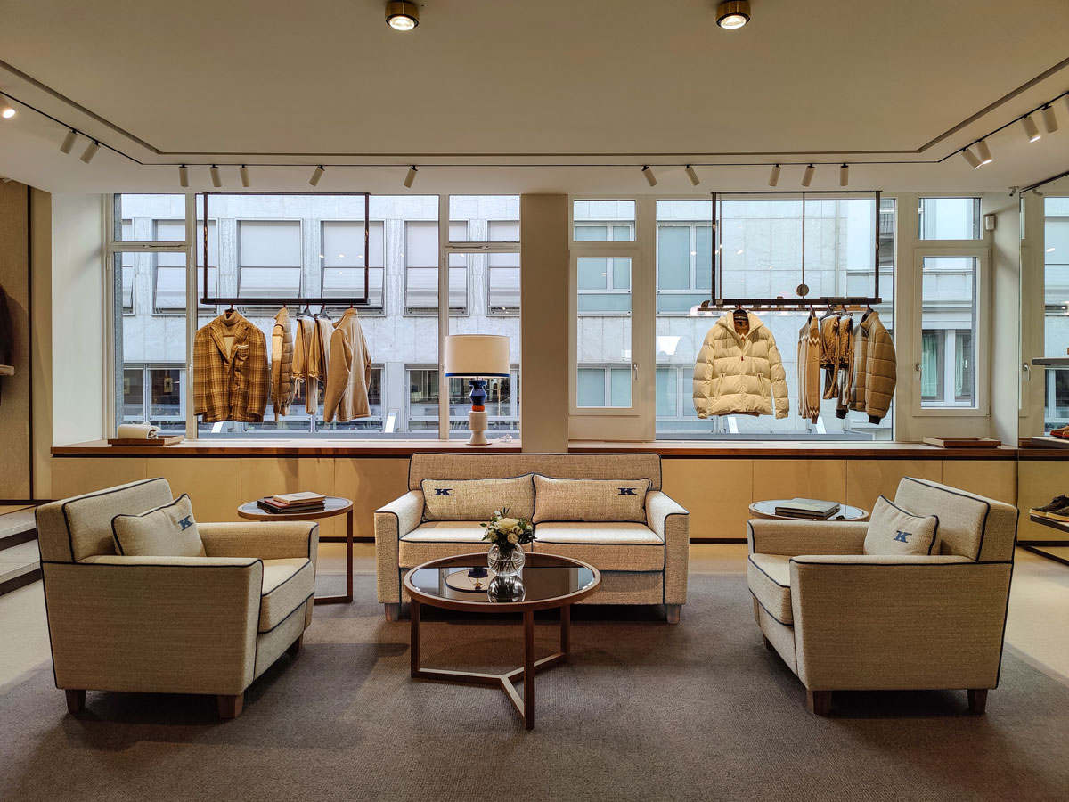 Kiton's Redesigned Boutique In Zurich