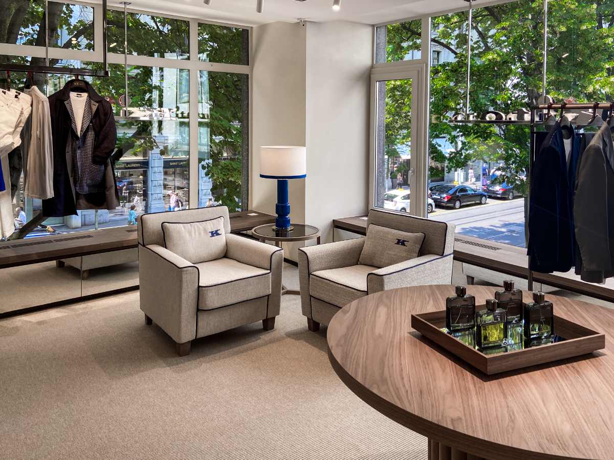 Kiton's Redesigned Boutique In Zurich