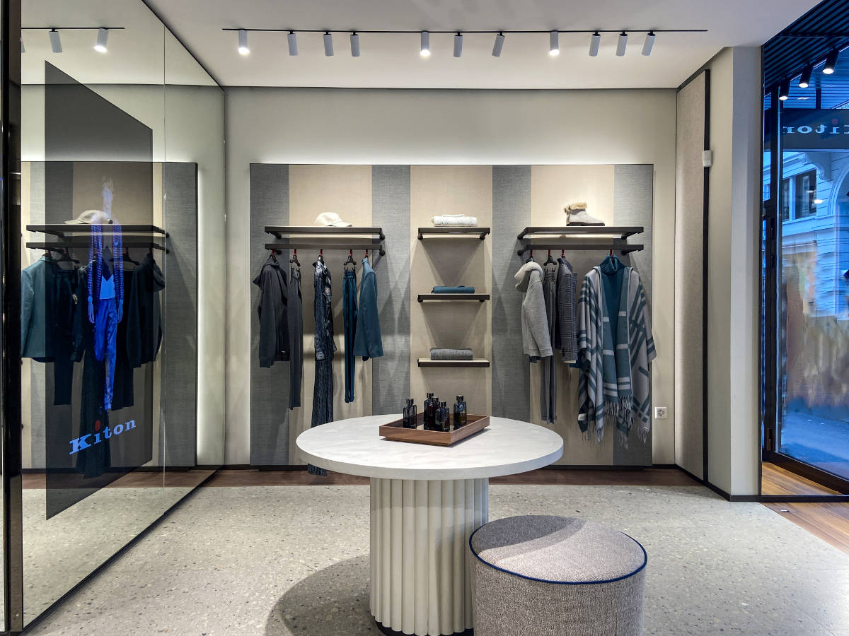 Kiton's Redesigned Boutique In Zurich