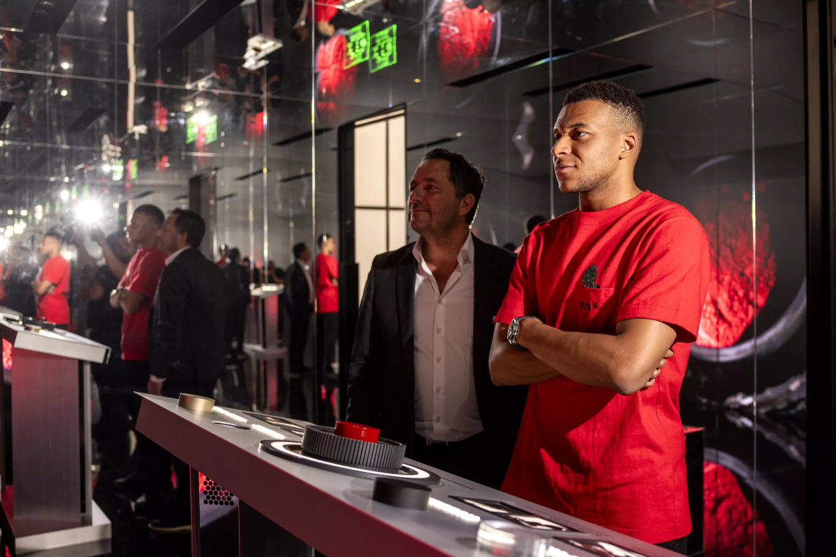 Kylian Mbappé Brings Star Power To Hublot During Dubai Watch Week 2025