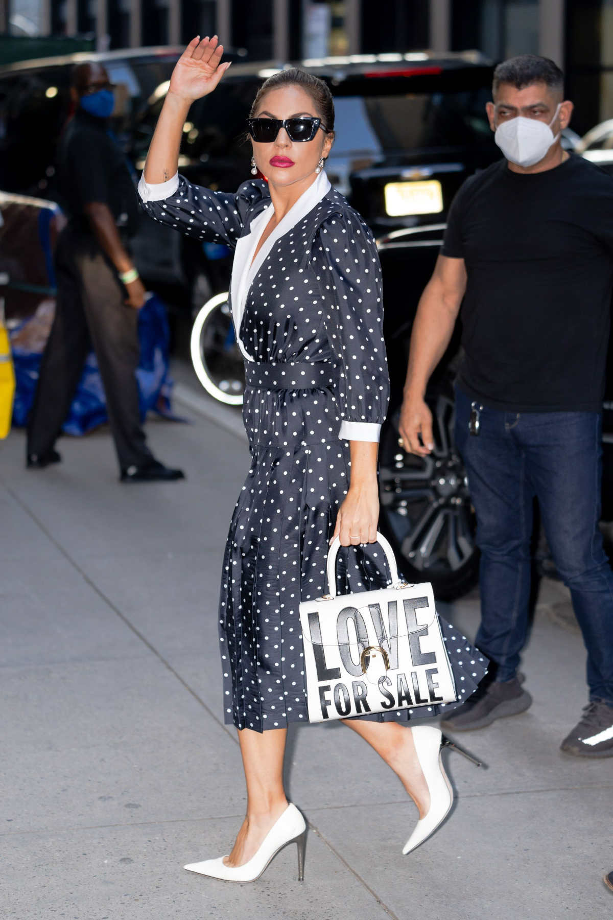 Delvaux: Music Artist And Actress Lady Gaga Was Spotted In New York  Carrying Her Brillant 'Love For Sale' Bag - Luxferity
