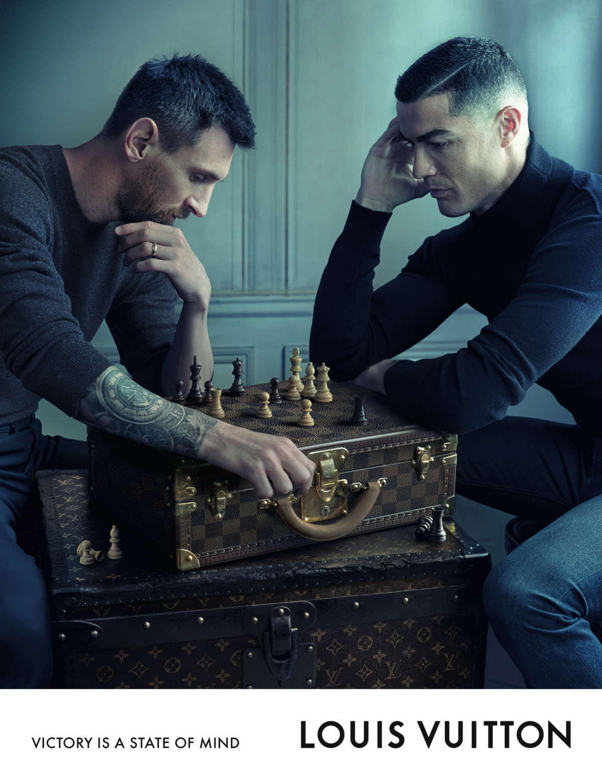 First Time Ever: Messi and Ronaldo Appear Together in Louis Vuitton  Campaign - Footy Headlines