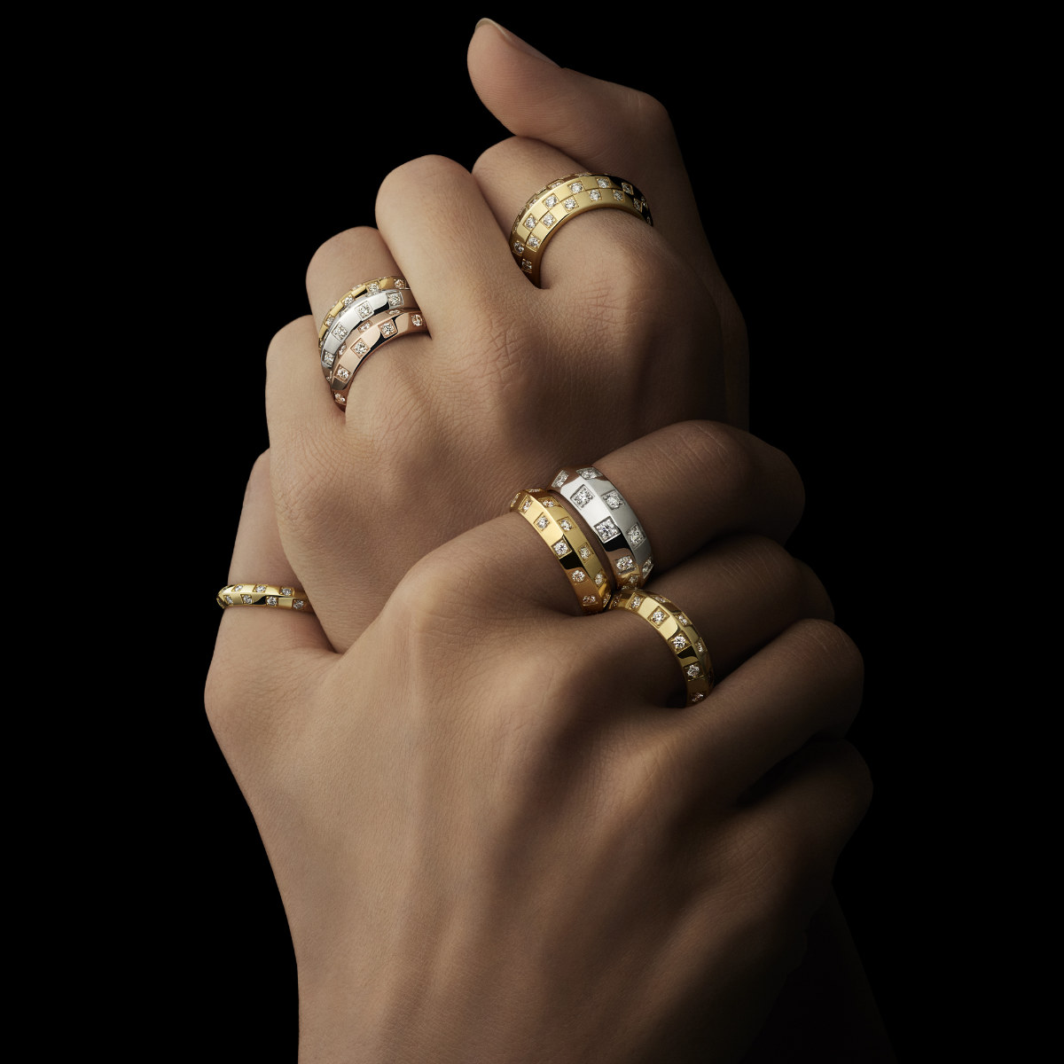 Louis Vuitton Expands Le Damier Fine Jewelry Collection With Pink Gold Novelties For 2025