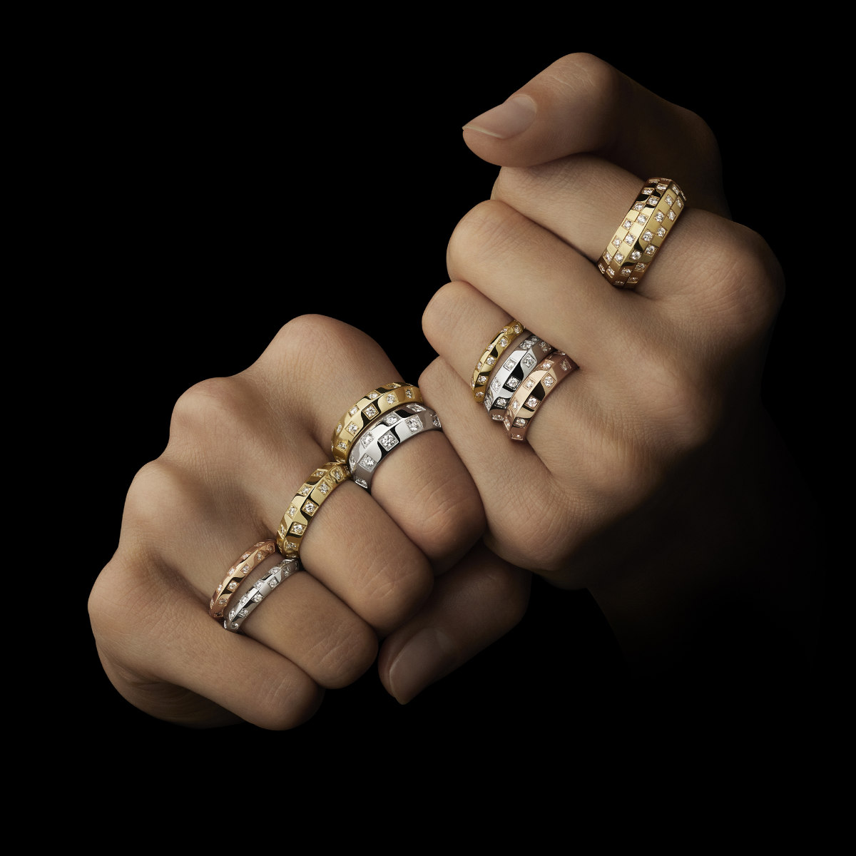 Louis Vuitton Expands Le Damier Fine Jewelry Collection With Pink Gold Novelties For 2025
