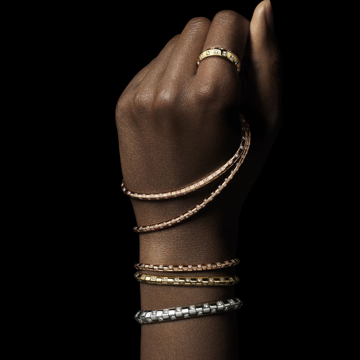 Louis Vuitton Expands Le Damier Fine Jewelry Collection With Pink Gold Novelties For 2025