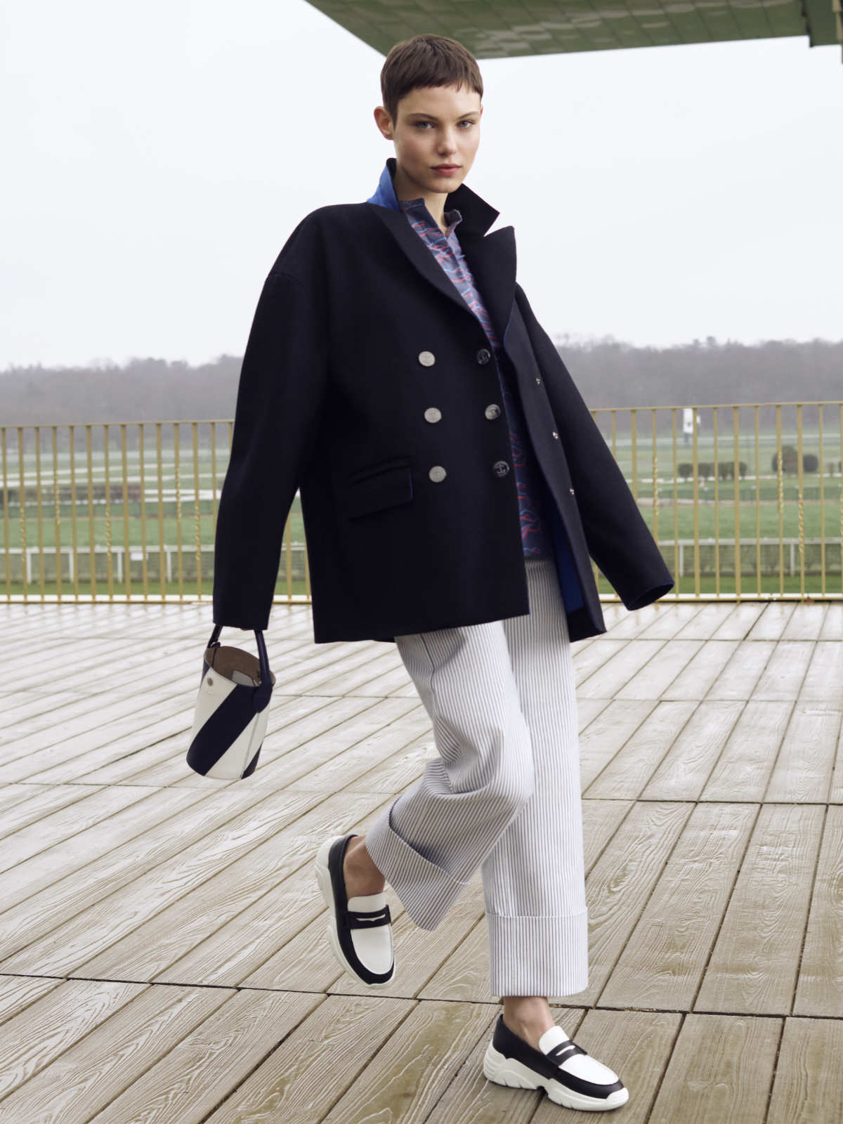 Longchamp Presents Its New Fall Winter 2023 Collection: At The Races - Sunday At The Hippodrome