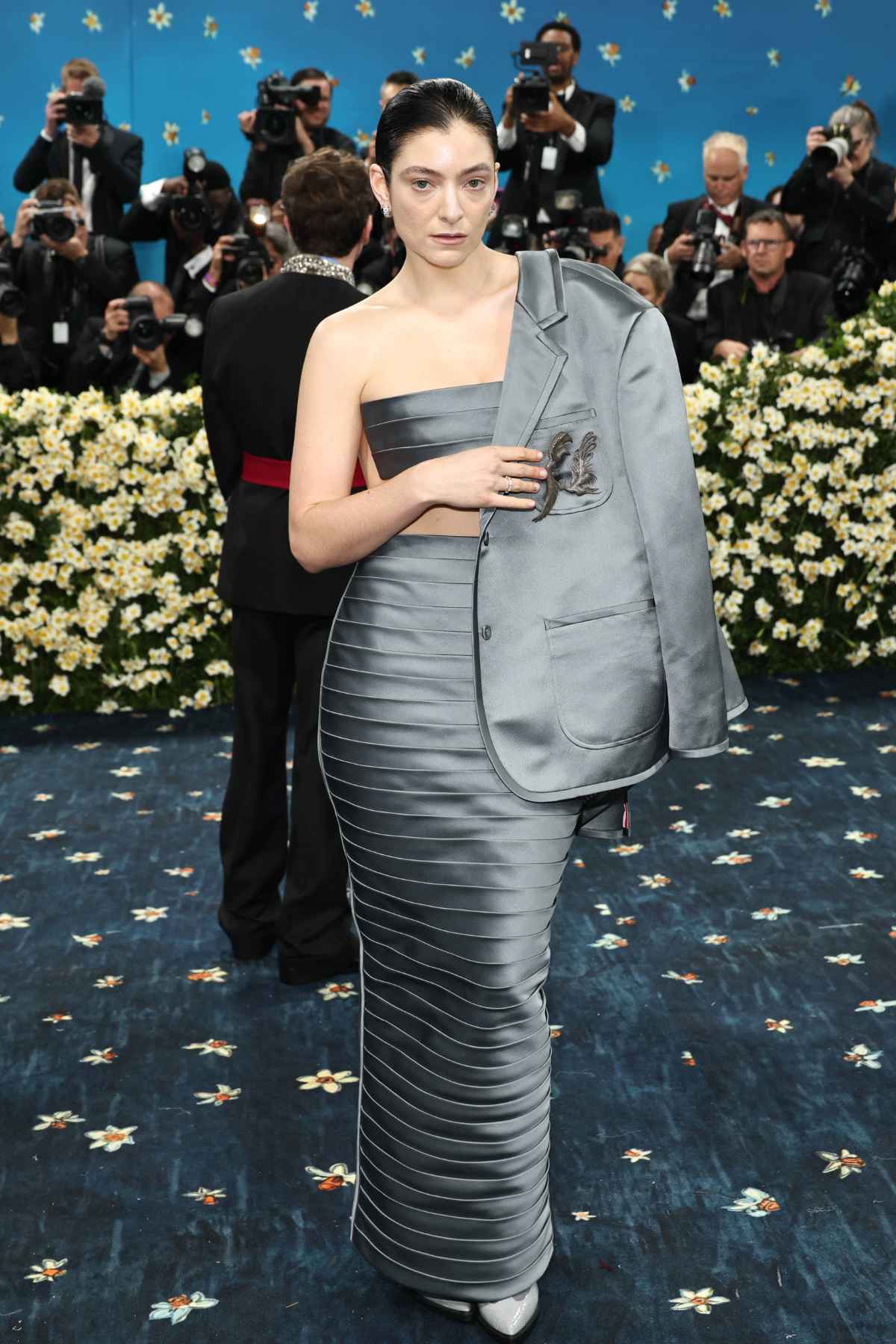 VIPs In Thom Browne At The 2025 MET Gala