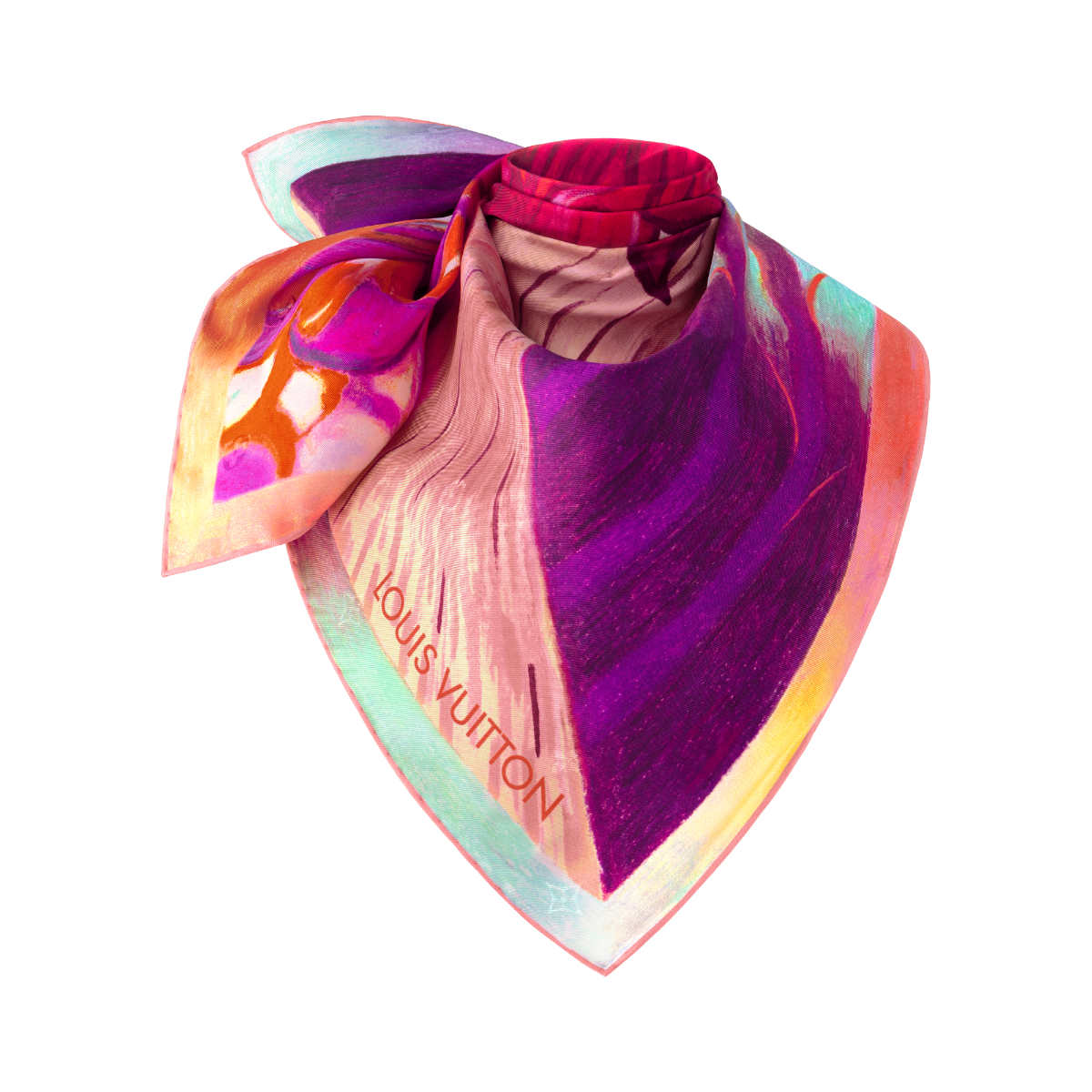 Louis Vuitton Presents LV Art Silk Squares, A New Collection Of Silk Scarves