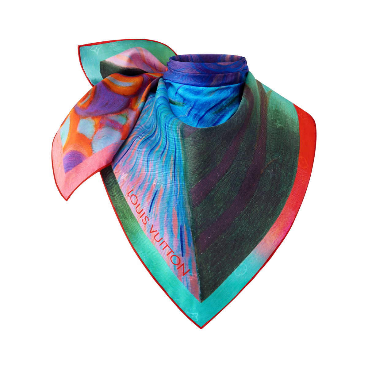 Louis Vuitton Presents LV Art Silk Squares, A New Collection Of Silk Scarves