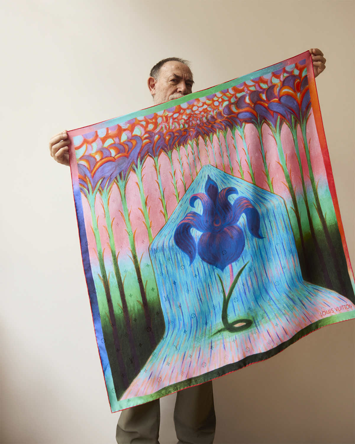 Louis Vuitton Presents LV Art Silk Squares, A New Collection Of Silk Scarves