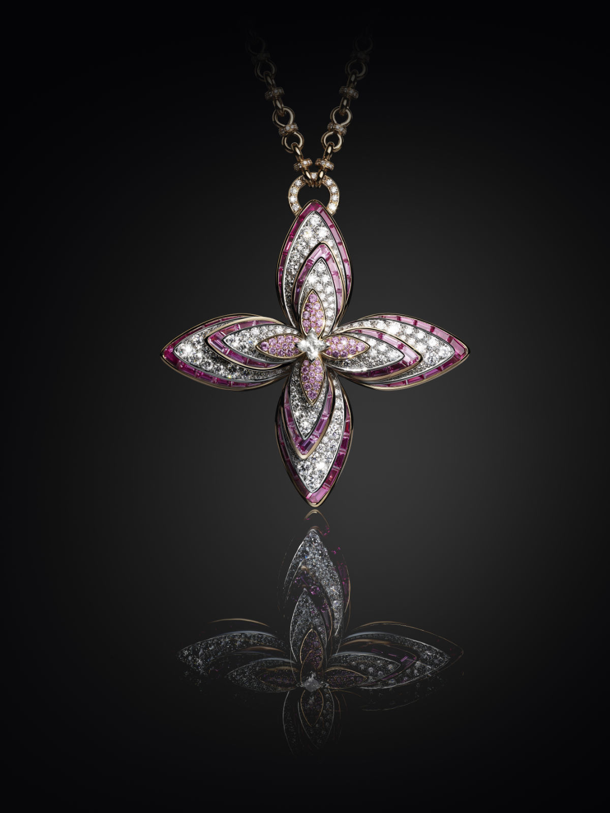 Shop Louis Vuitton Casual Style Flower Elegant Style Necklaces