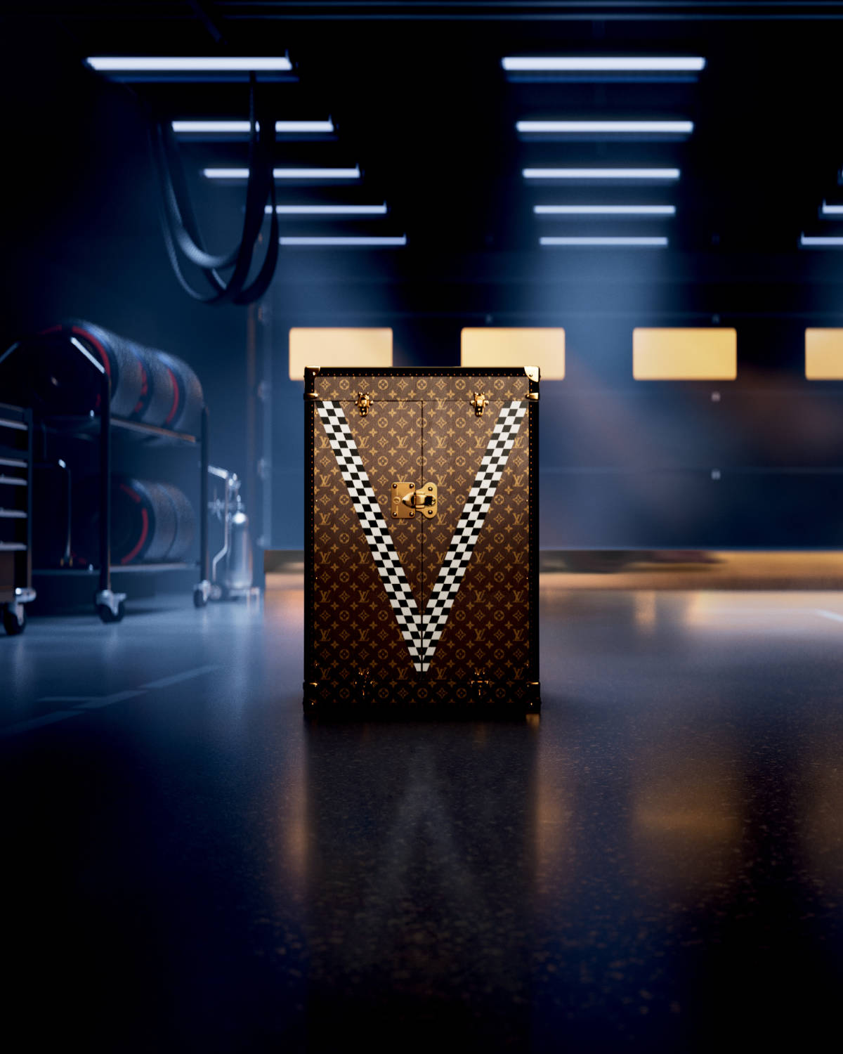 Louis Vuitton Creates A Special Edition FIA Formula One World Championship™ Trophy Trunk