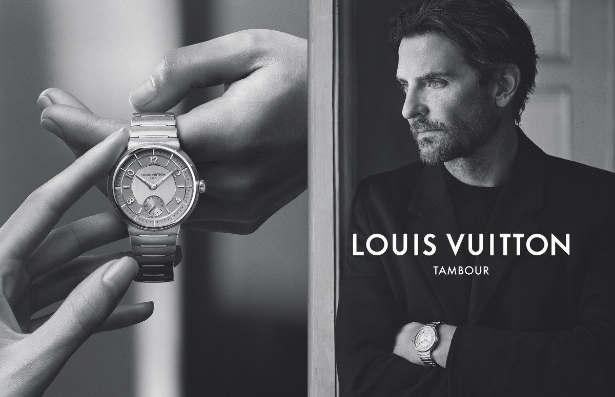 Louis Vuitton Unveiled New Tambour Campaign Starring Bradley Cooper