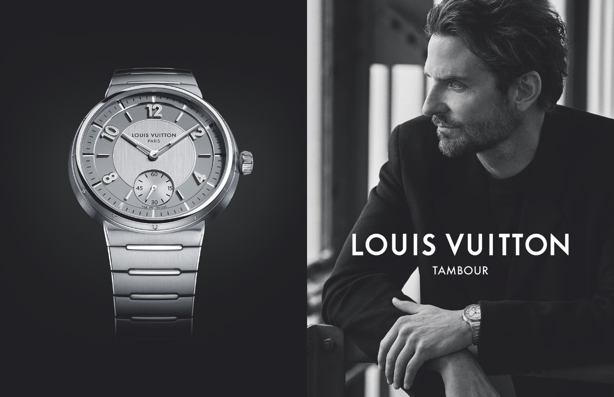 Louis Vuitton Unveiled New Tambour Campaign Starring Bradley Cooper