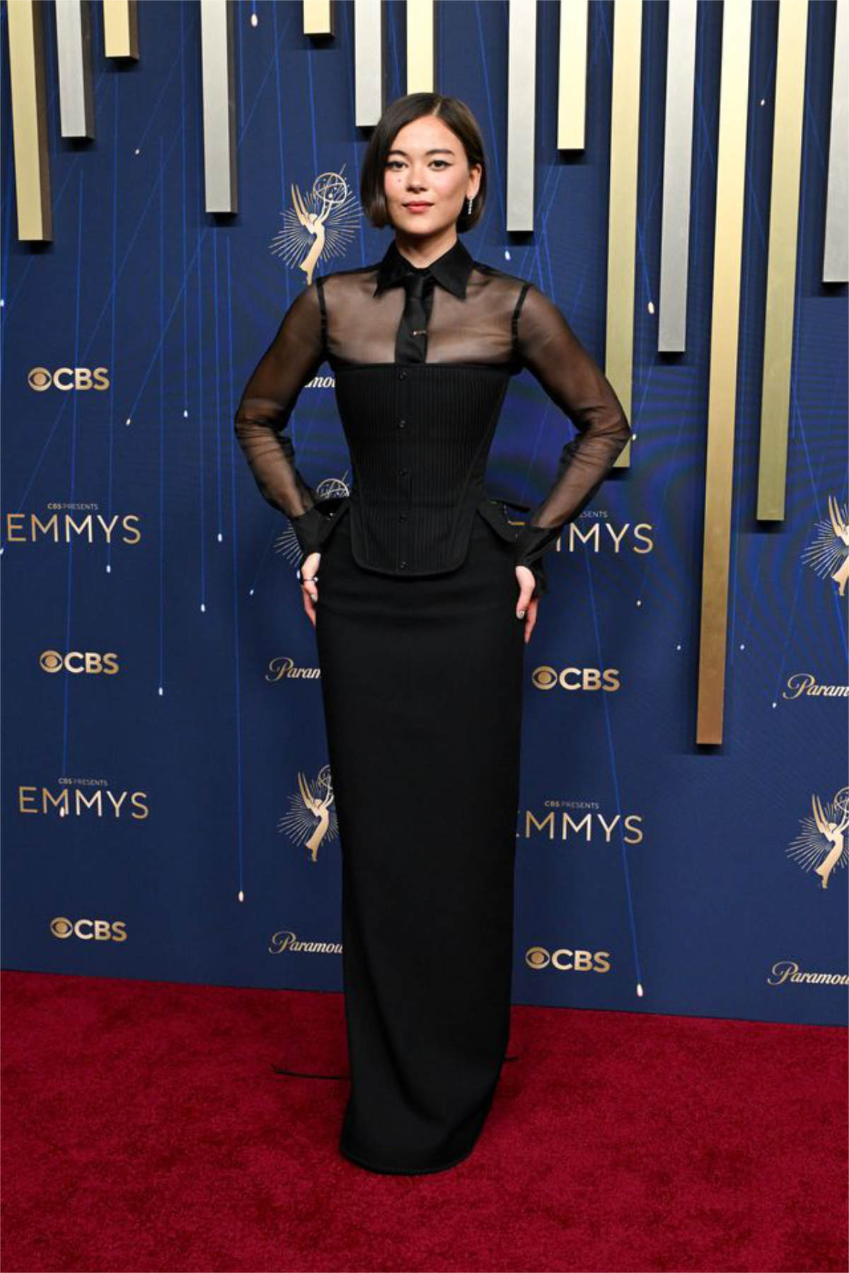 Celebrities In Thom Browne At The 77th Primetime Emmy Awards