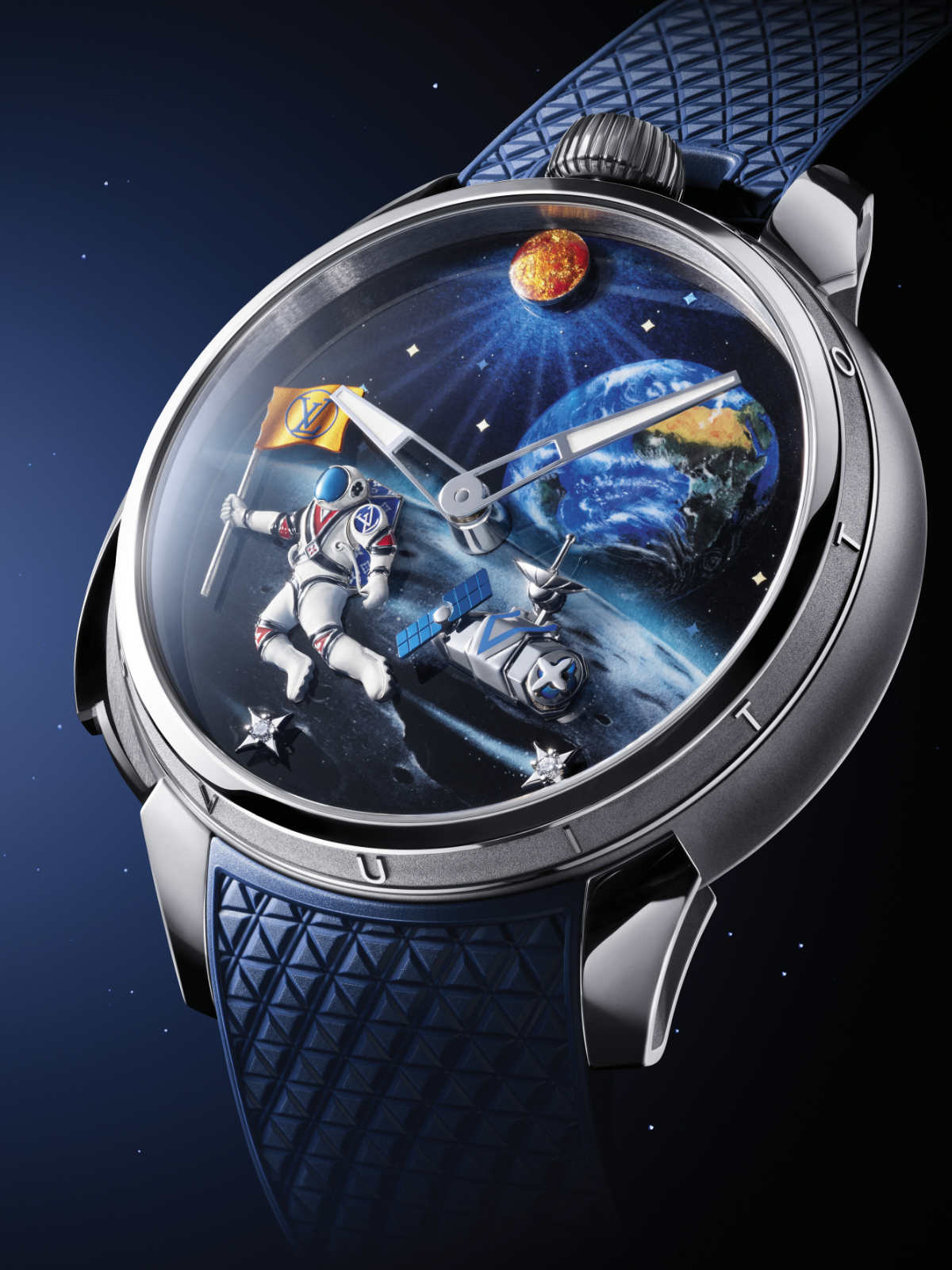 Louis Vuitton Unveils Its New Tambour Taiko Galactique Watch