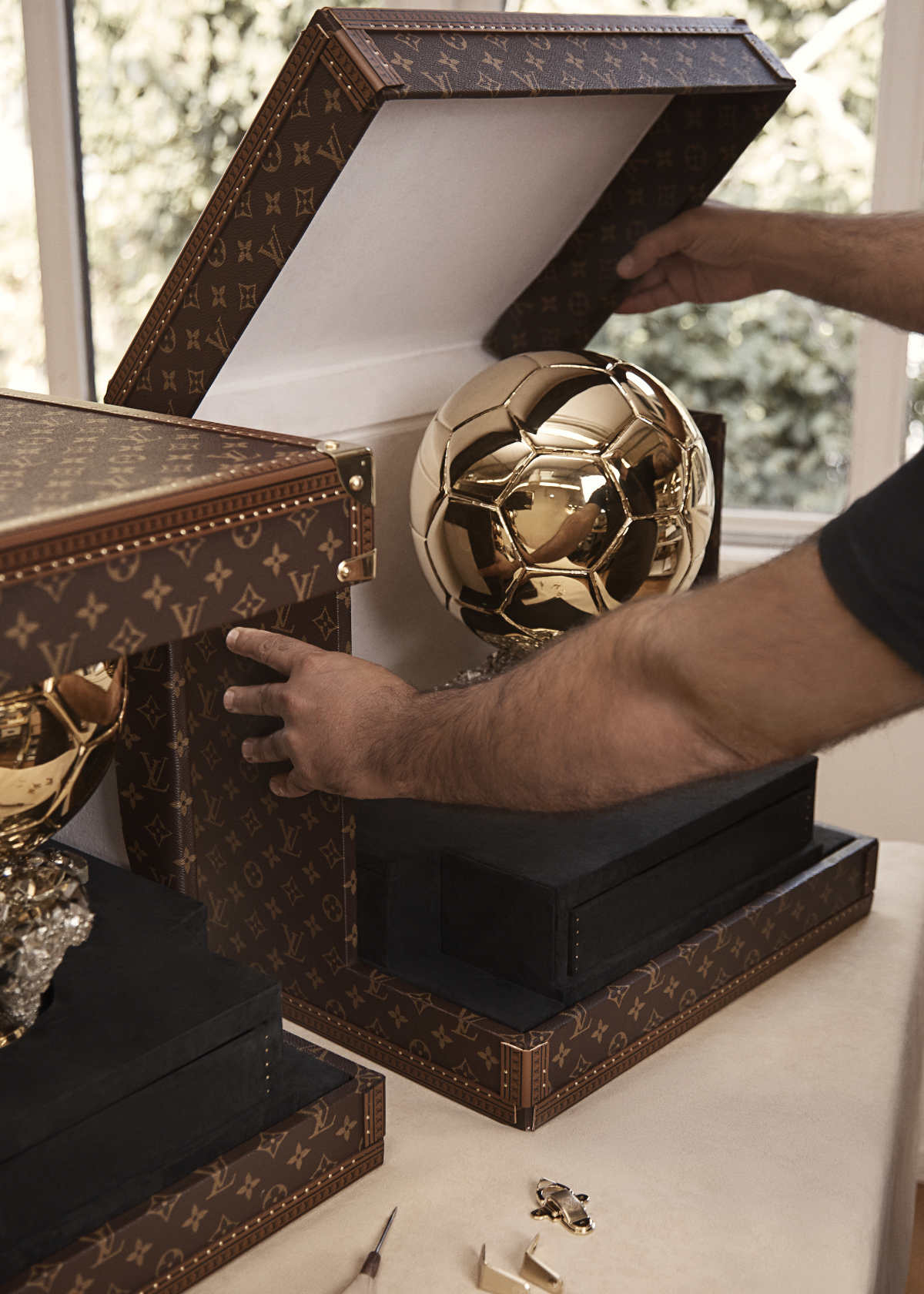 Louis Vuitton designs case for Rugby World Cup trophy