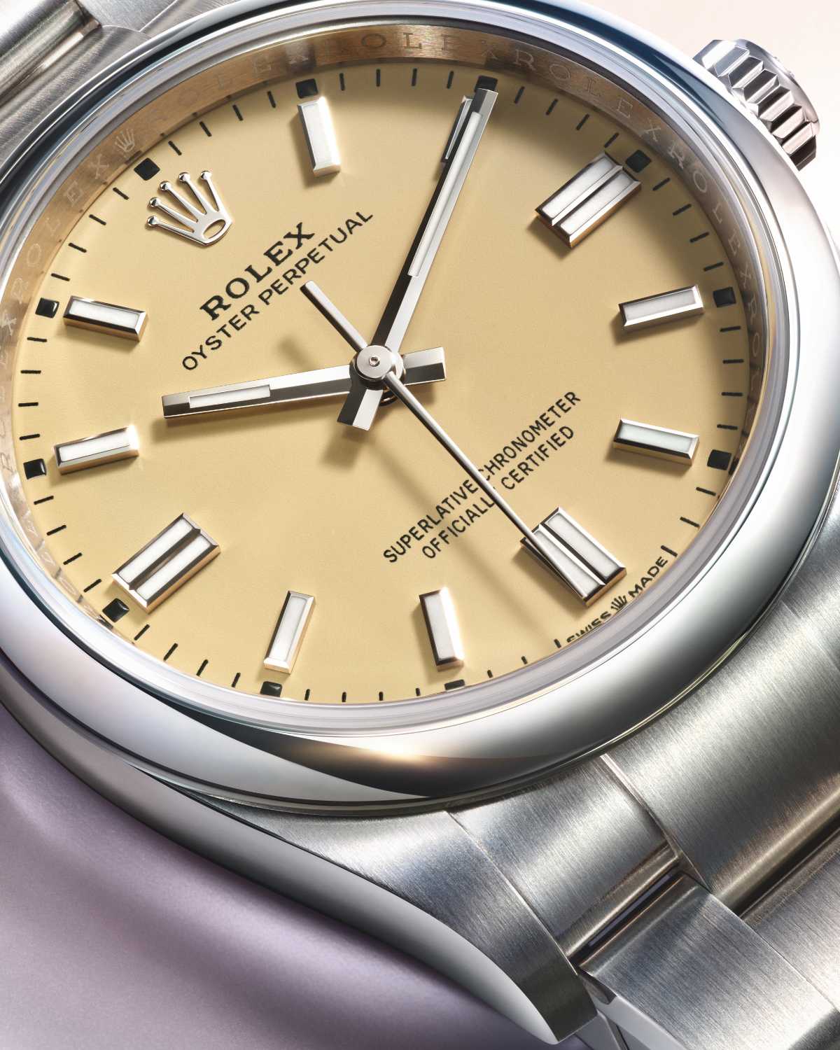 Rolex Introduces A Fresh Look For The Oyster Perpetual: Lavender, Beige & Pistachio