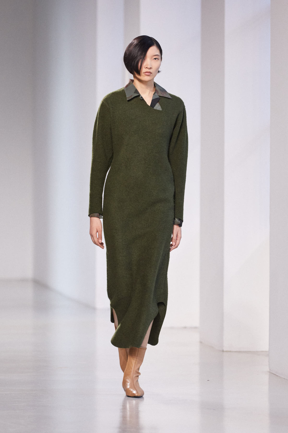 mame kurogouchi Autumn Knitted Dress