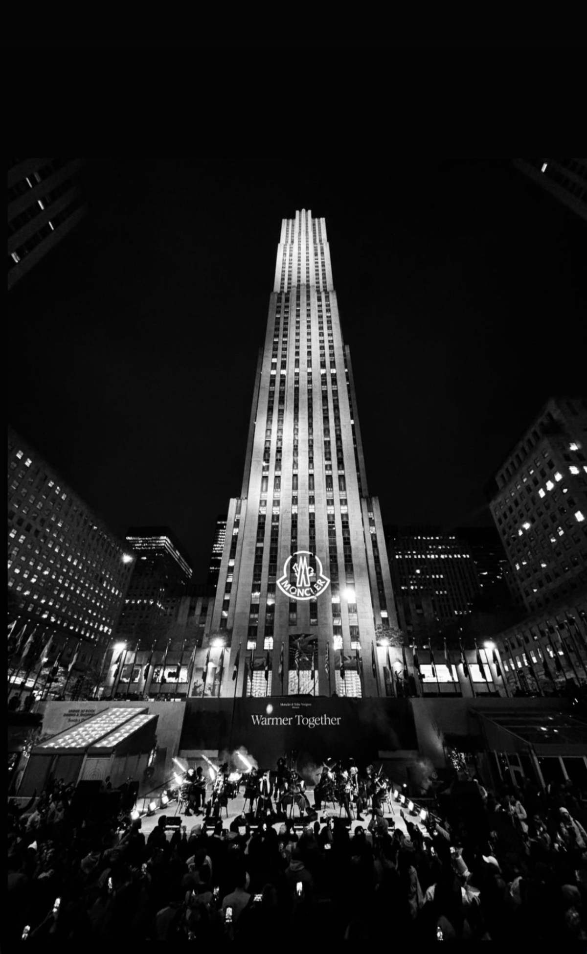 Moncler Shares Its Message Of Warmth At Rockefeller Center With Tobe Nwigwe