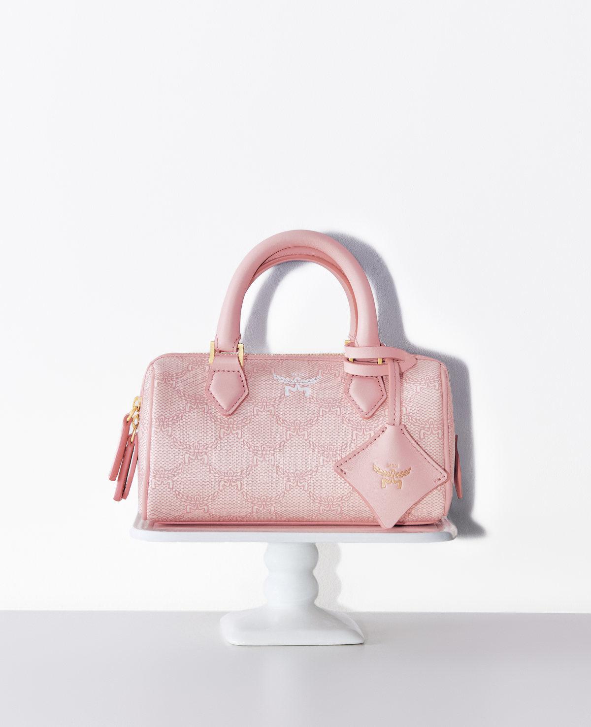 MCM Presents Its New Lauretos Monogram In The Pink Color