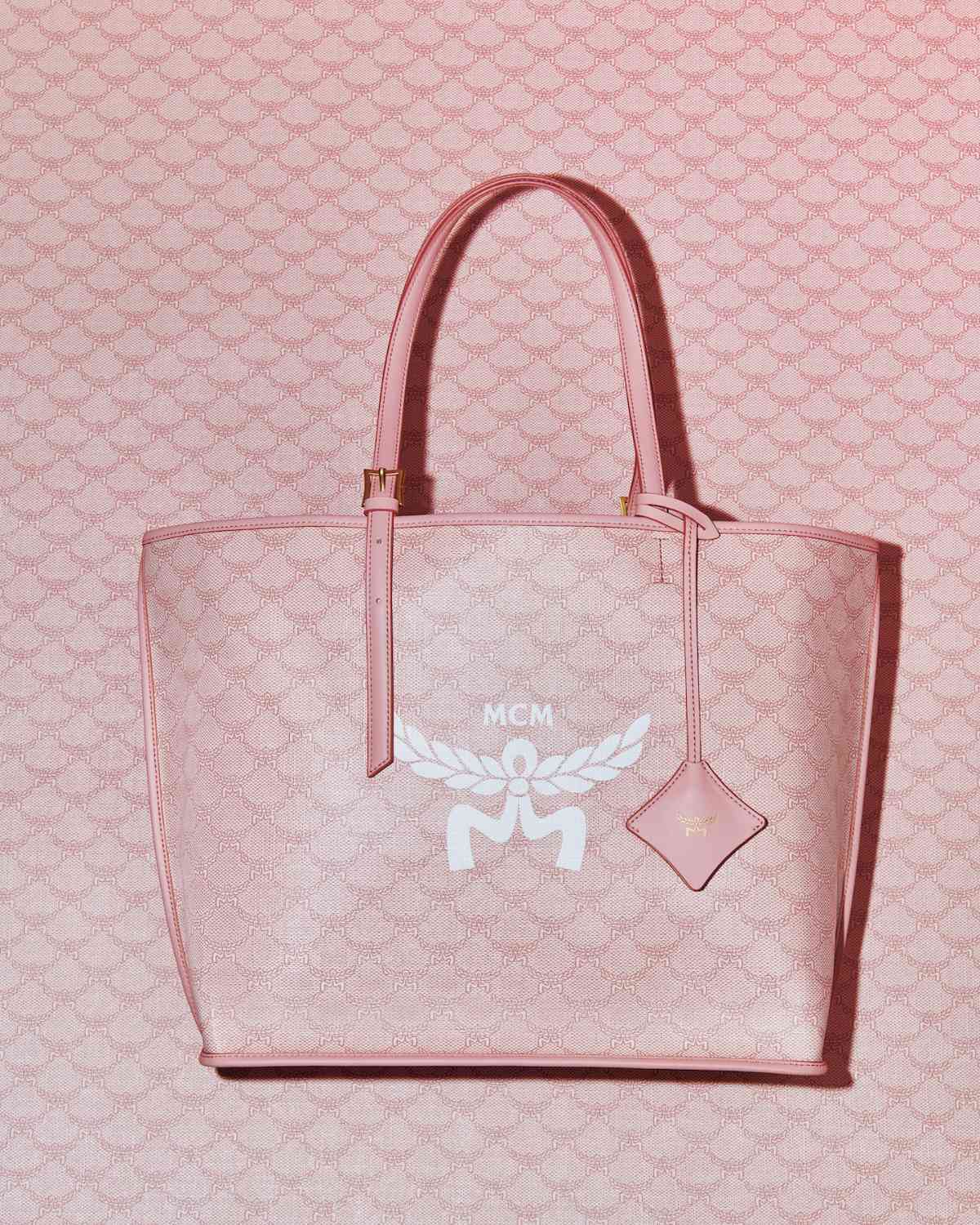 MCM Presents Its New Lauretos Monogram In The Pink Color