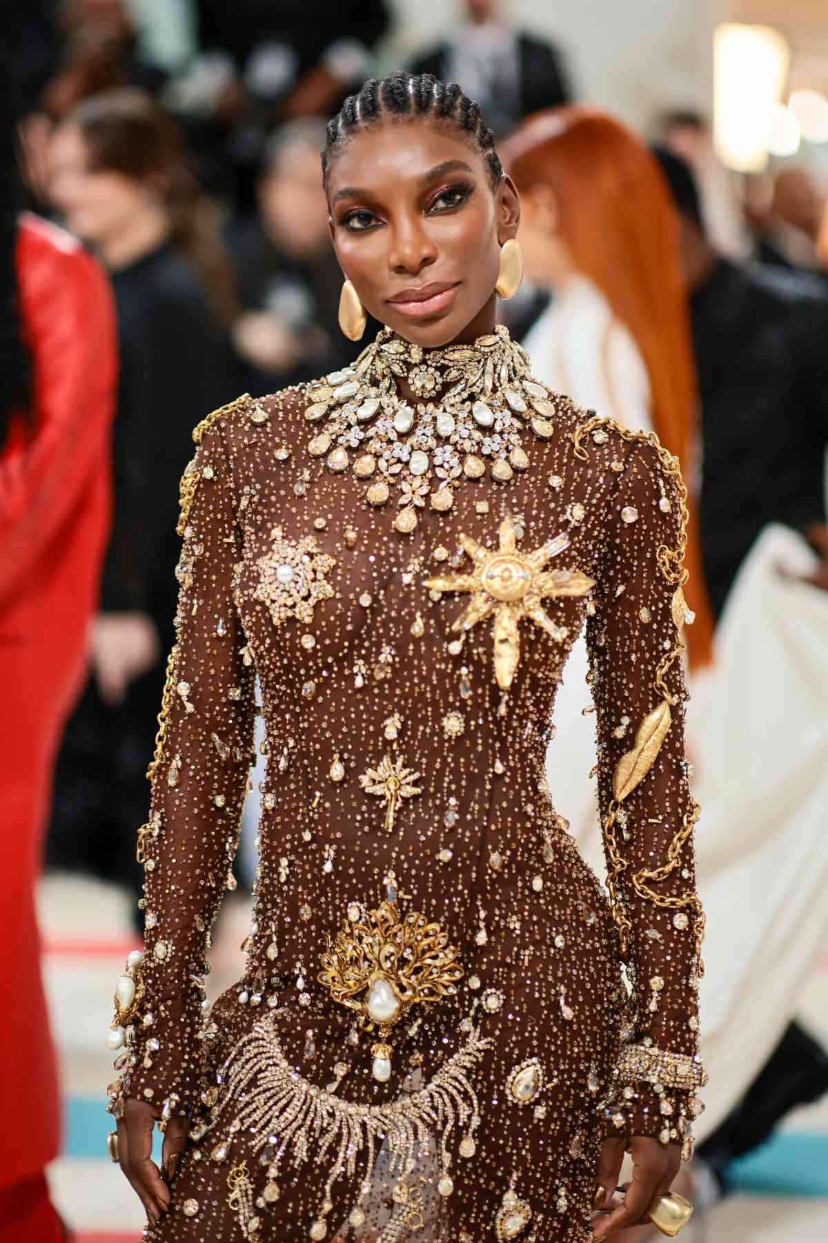 Michaela Coel Wore Custom Schiaparelli Haute Couture To Co-chair The 2023 MET Gala
