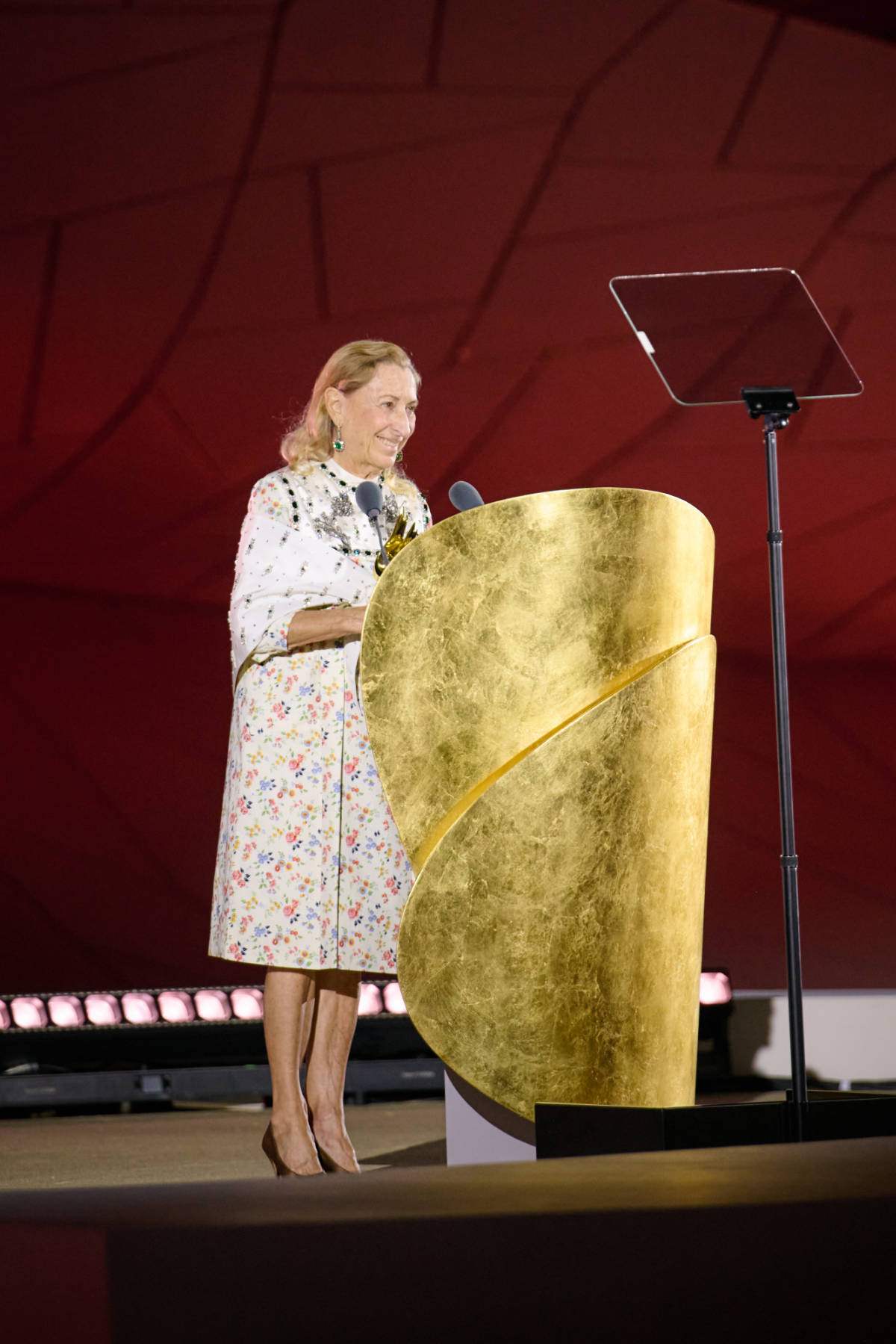 Miuccia Prada Receives Lifetime Achievement Award At FTA 2025