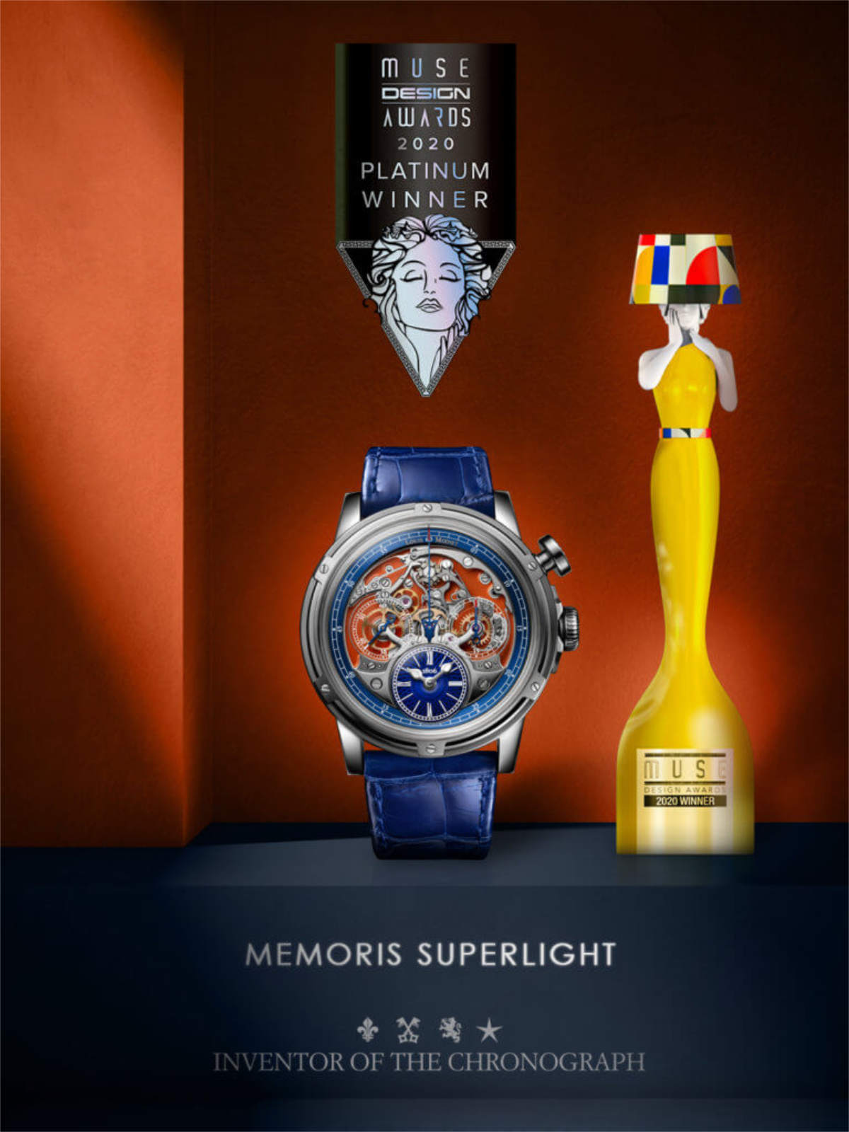 Louis Moinet Received A New Design Award For Memoris Superlight