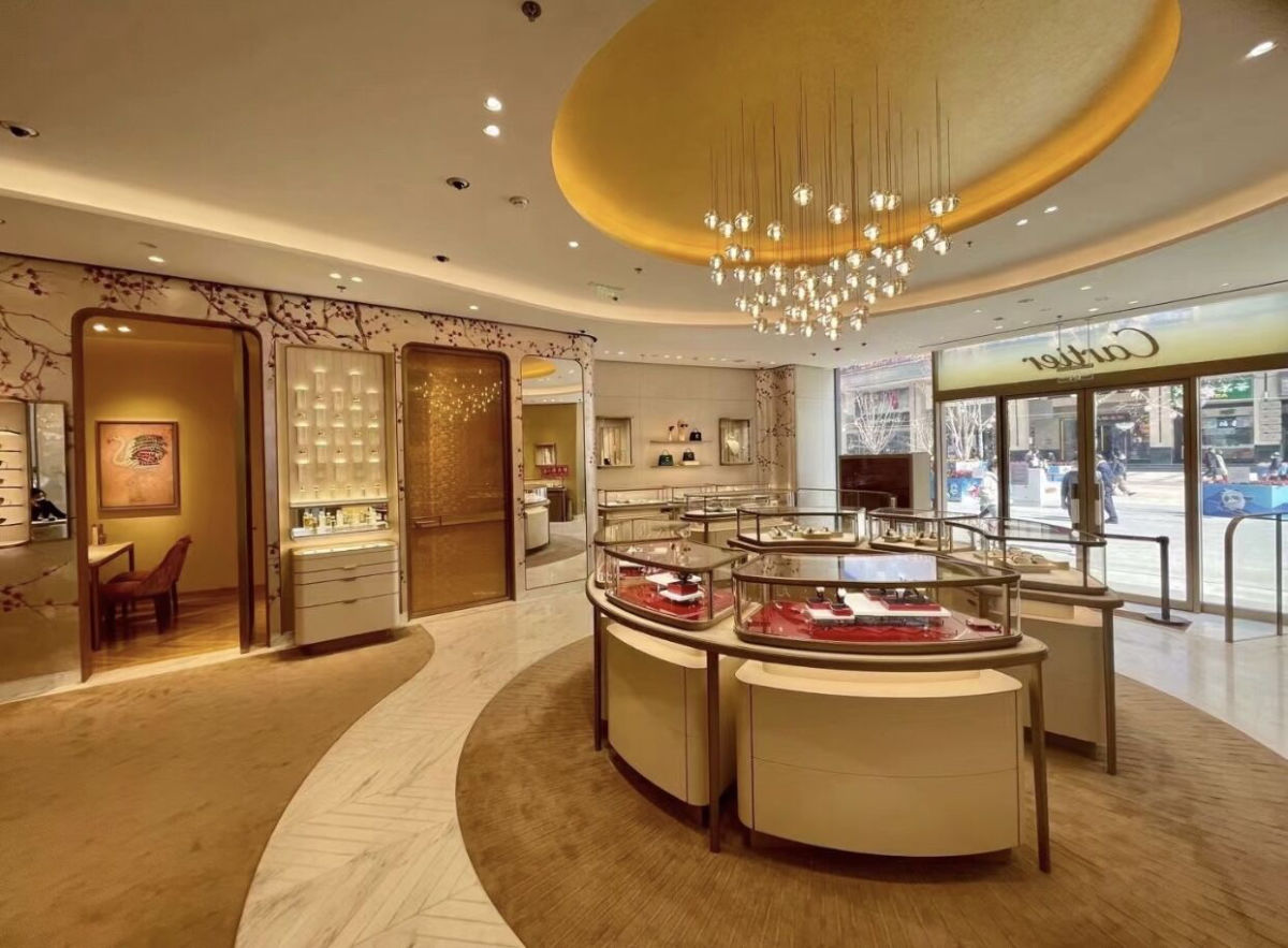 Cartier Opened A New Boutique At WangFu Central In Beijing, China
