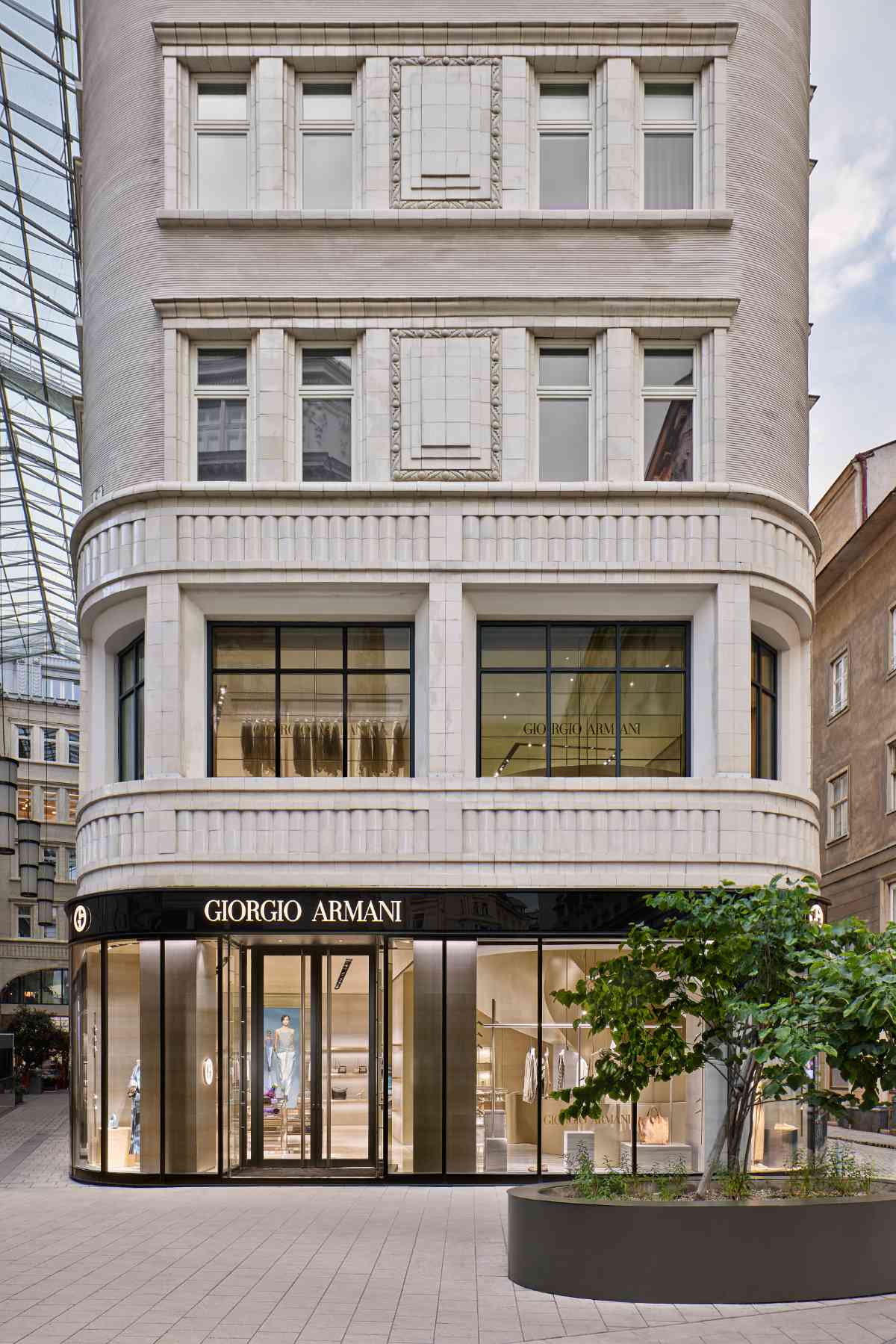 Giorgio Armani Opens Its New Boutique In Vienna, Austria