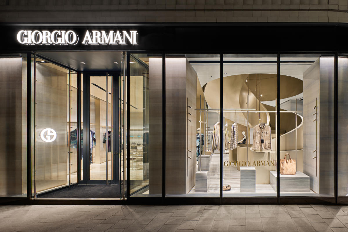 Giorgio Armani Opens Its New Boutique In Vienna, Austria