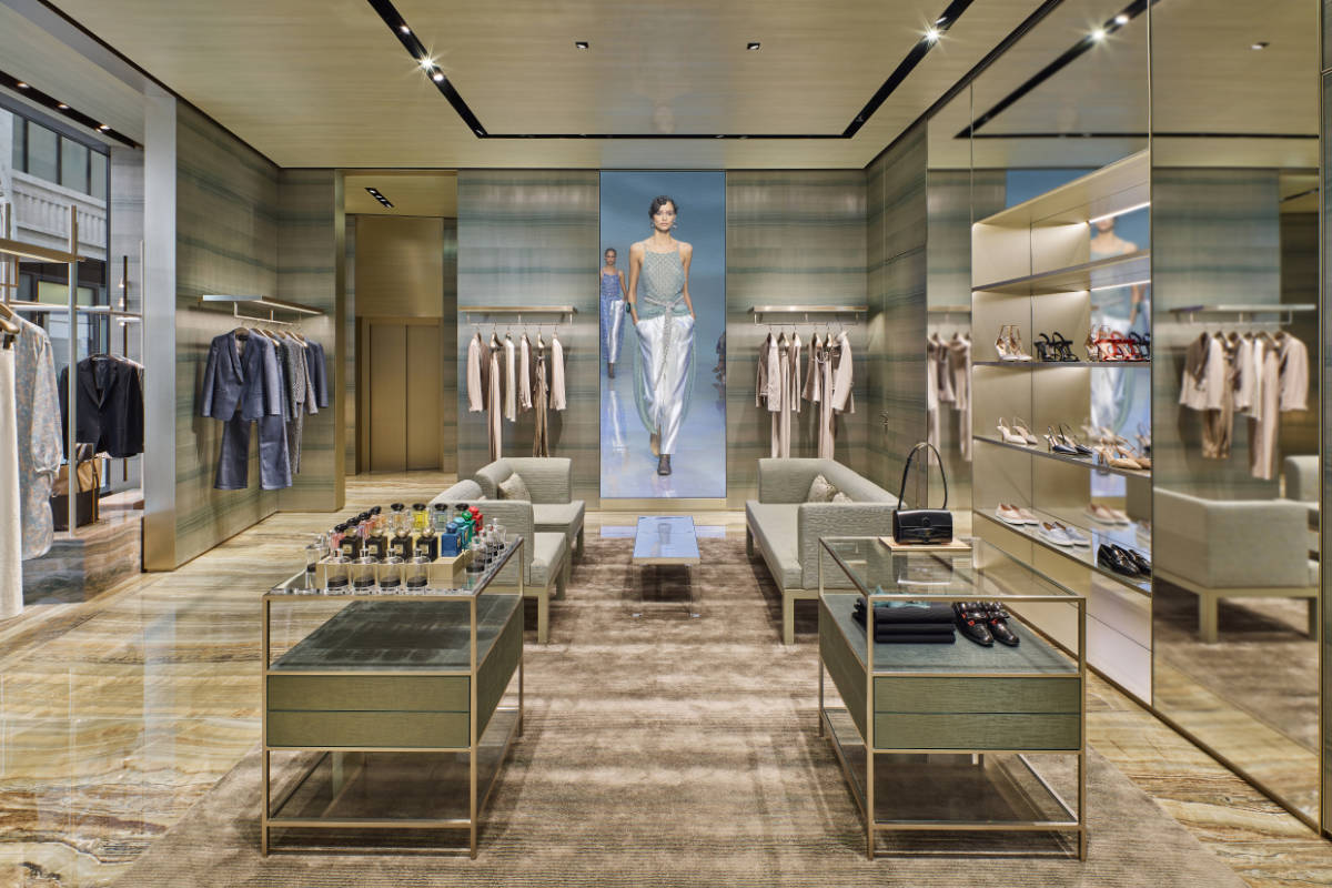 Giorgio Armani Opens Its New Boutique In Vienna, Austria