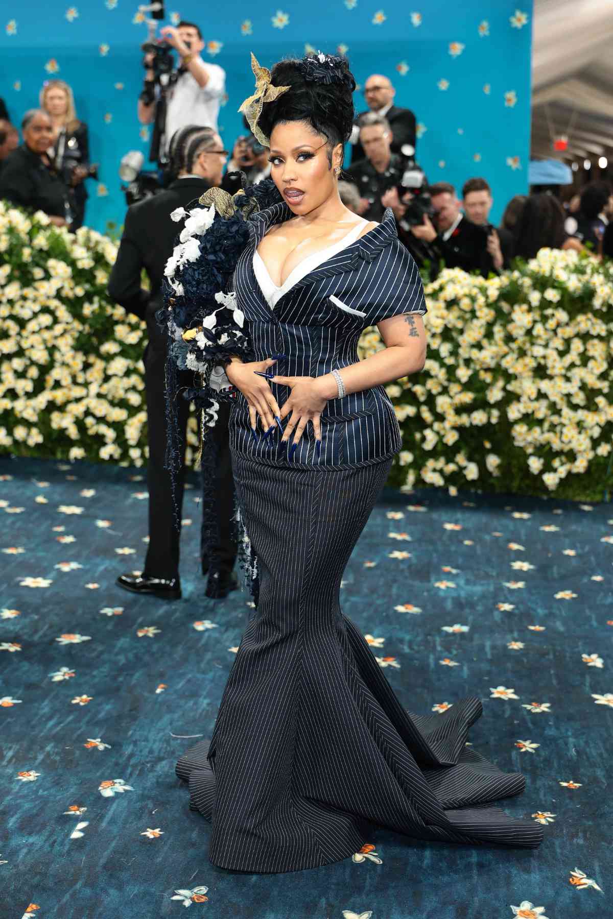 VIPs In Thom Browne At The 2025 MET Gala