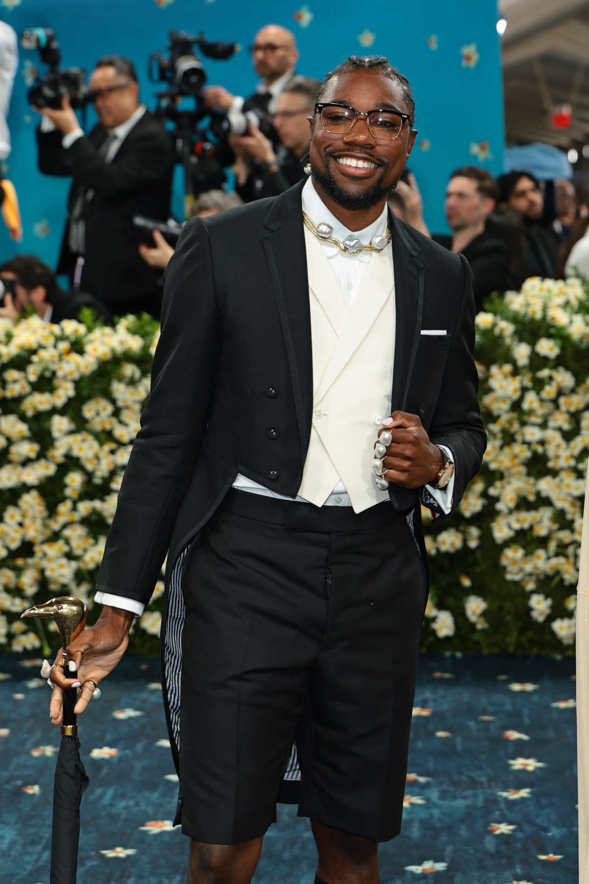 VIPs In Thom Browne At The 2025 MET Gala