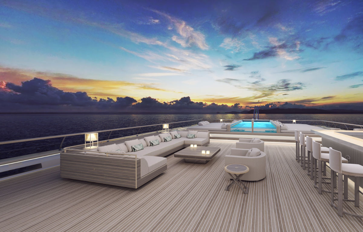 The Italian Sea Group And Giorgio Armani Present The New 72-Meter Megayacht