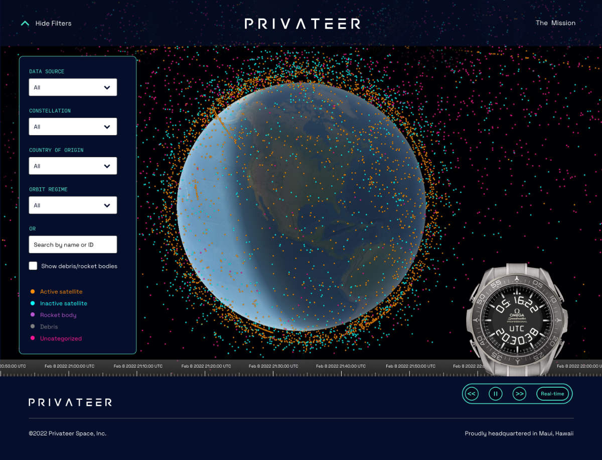 OMEGA Partners With Privateer For A Safe And Sustainable Future In Space