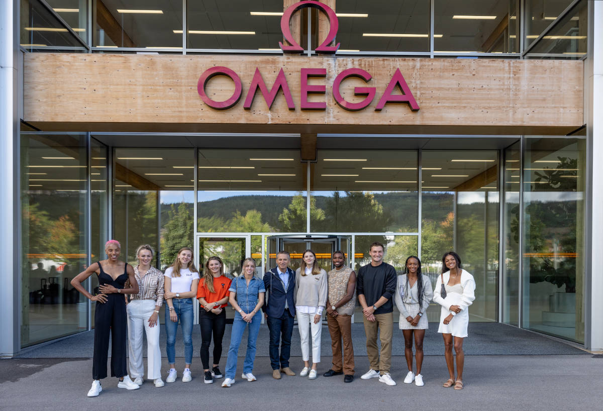 OMEGA Welcomed Star Athletes To Its Watchmaking HQ