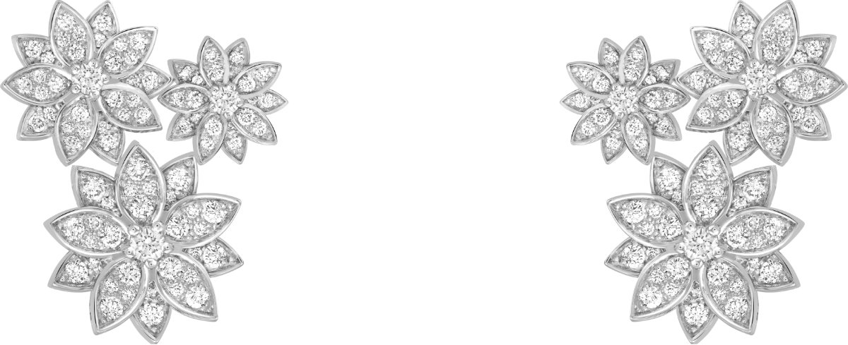 Van Cleef & Arpels Reveals New Diamond-set Creations As Part Of The Lotus Collection