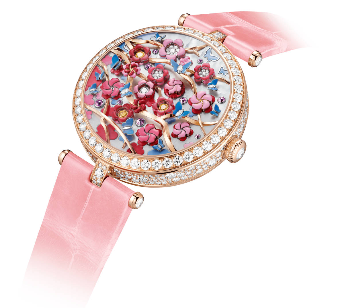 Van Cleef & Arpels Presentiert New Lady Arpels Heures Florales Watches