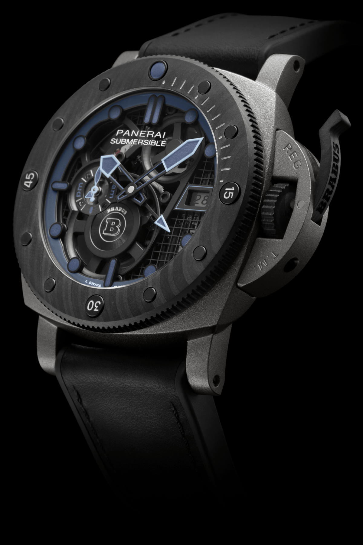 The Panerai Submersible S Brabus Blue Shadow Edition