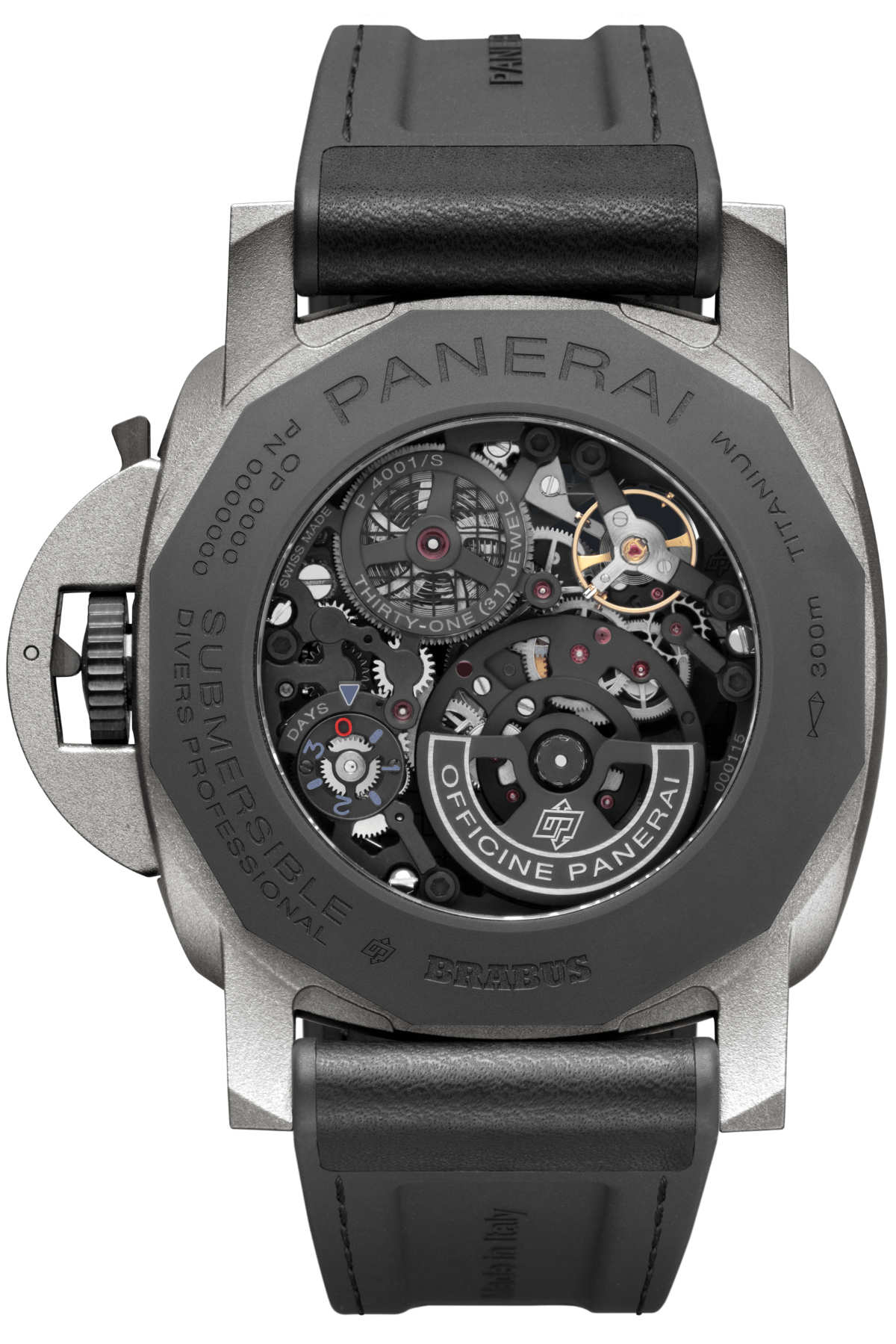 The Panerai Submersible S Brabus Blue Shadow Edition