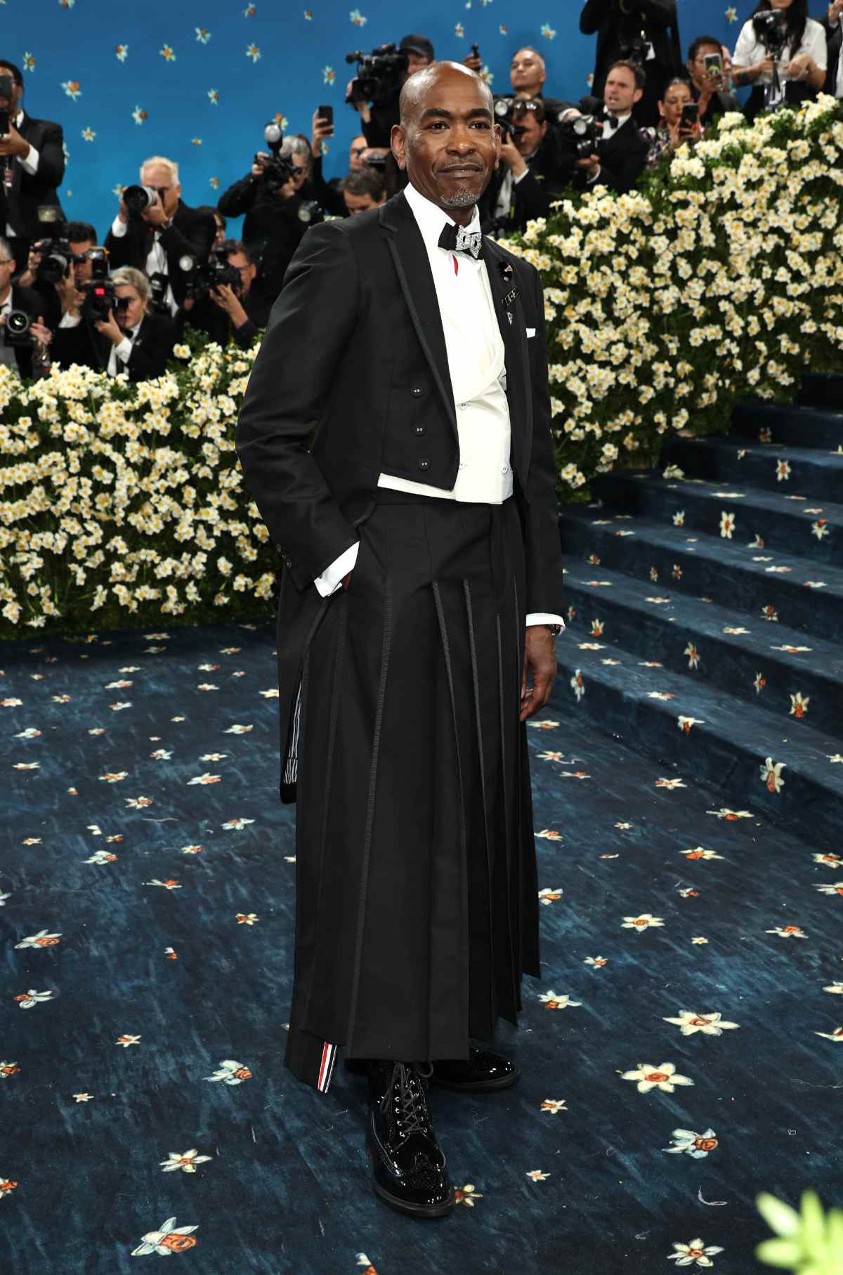 VIPs In Thom Browne At The 2025 MET Gala