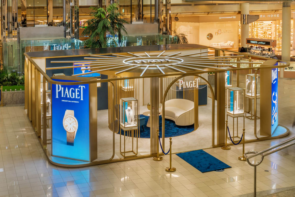 Piaget Pop Up In Kingdom Centre In Riyadh, KSA