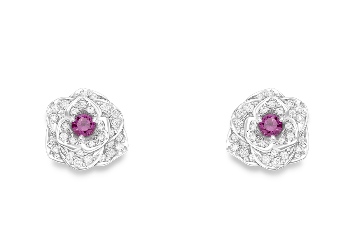 피아제-Piaget Rose 18K Rose Gold & Diamond Cutout Pendant Long Necklace |  TRENBE
