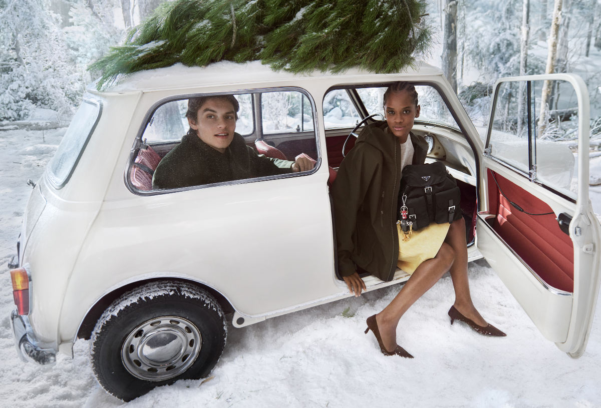Prada Holiday 2025 Campaign: A Cinematic Winter’s Tale