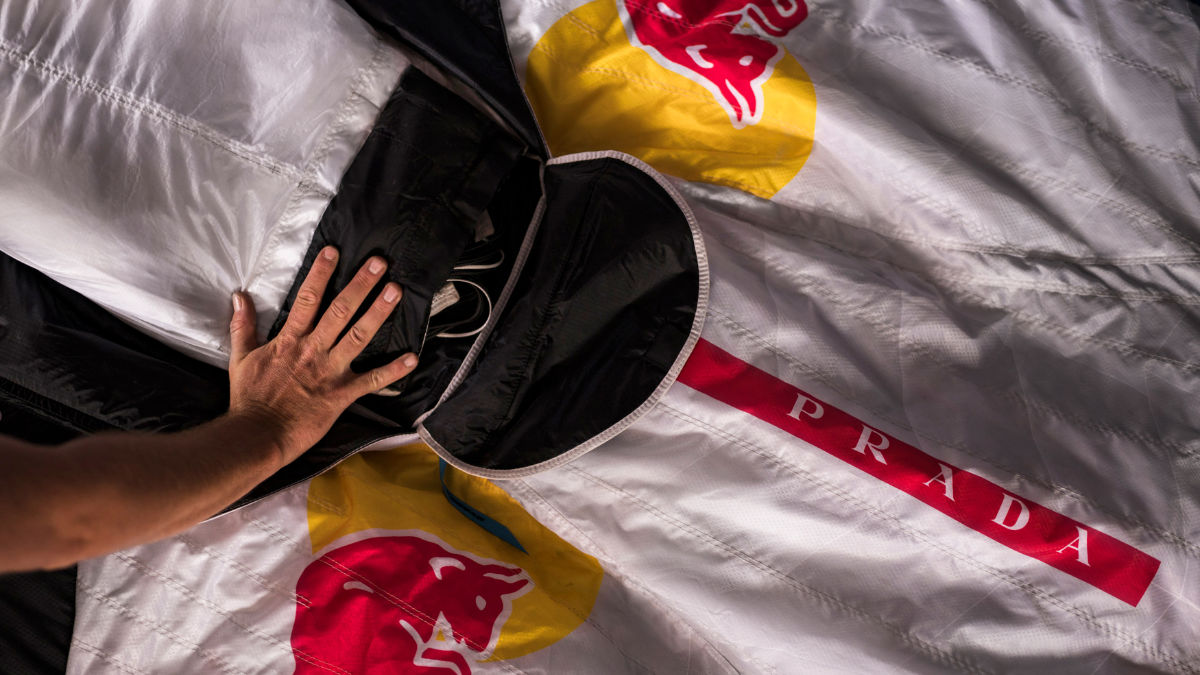Wingsuit Foil – Soaring: Prada Linea Rossa Pushes Limits With Red Bull Athlete Peter Salzmann