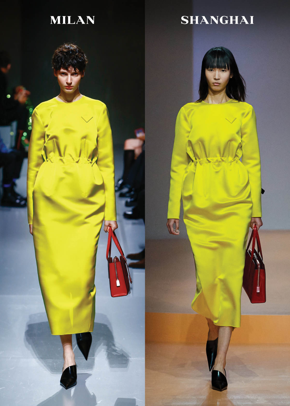 Prada Spring/Summer 2022 Womenswear Show: Seduction, Stripped Down